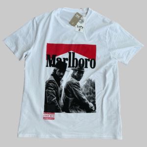 Camiseta edición limitada WESTERN FAKE de LoPe Studios - diseño inspirado en Marlboro y estética western